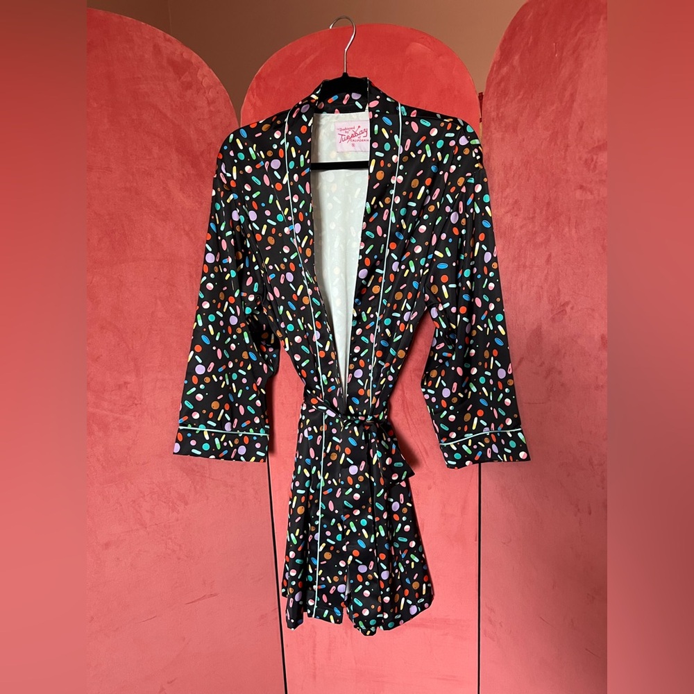 Tuesday of California | Tuesday Bassen | Sick Day Robe | Pill Print